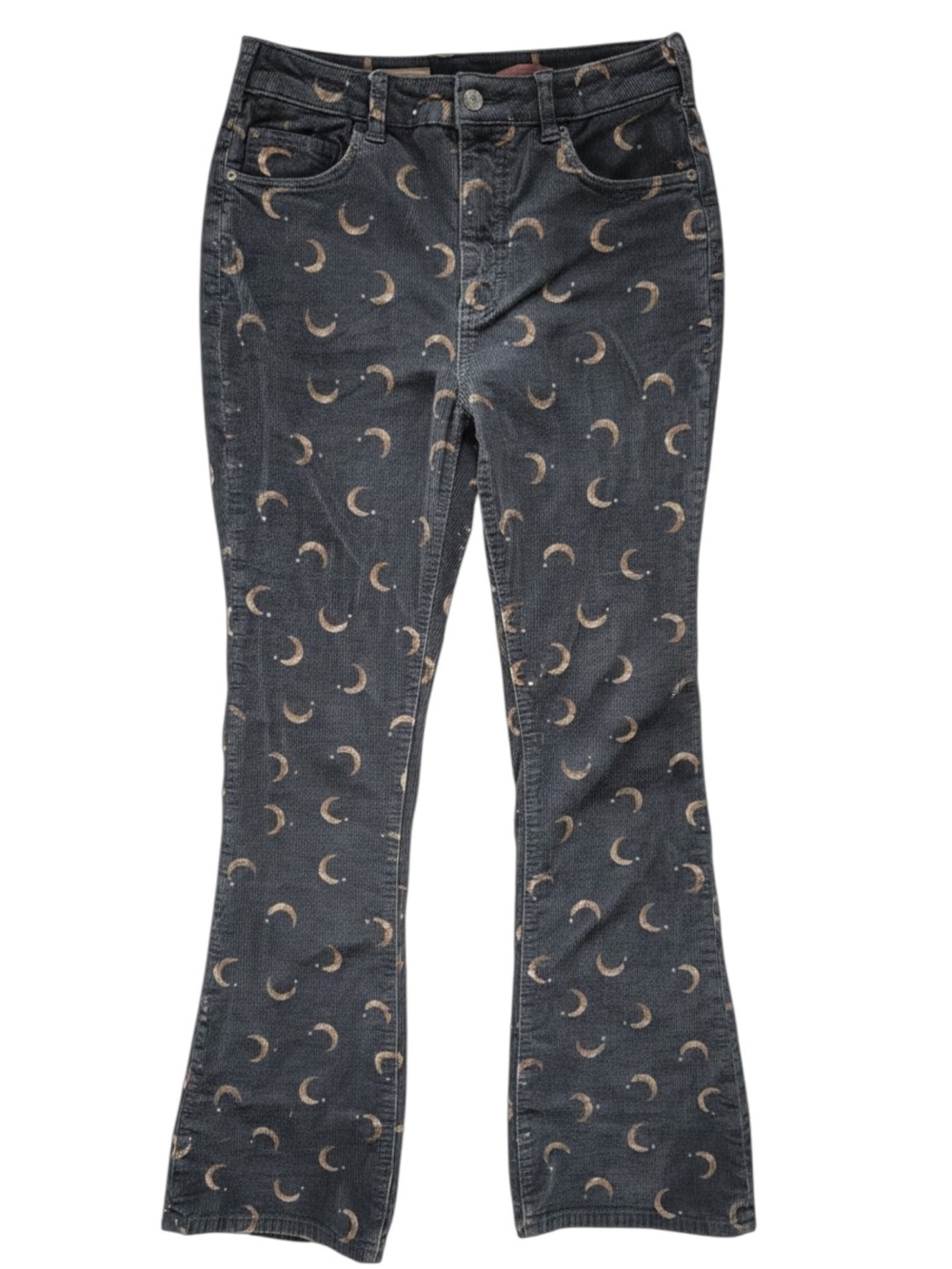 Pilcro The Icon Moon Corduroy Flare Pants 29 Anthropologie Celestial Hippie Boho